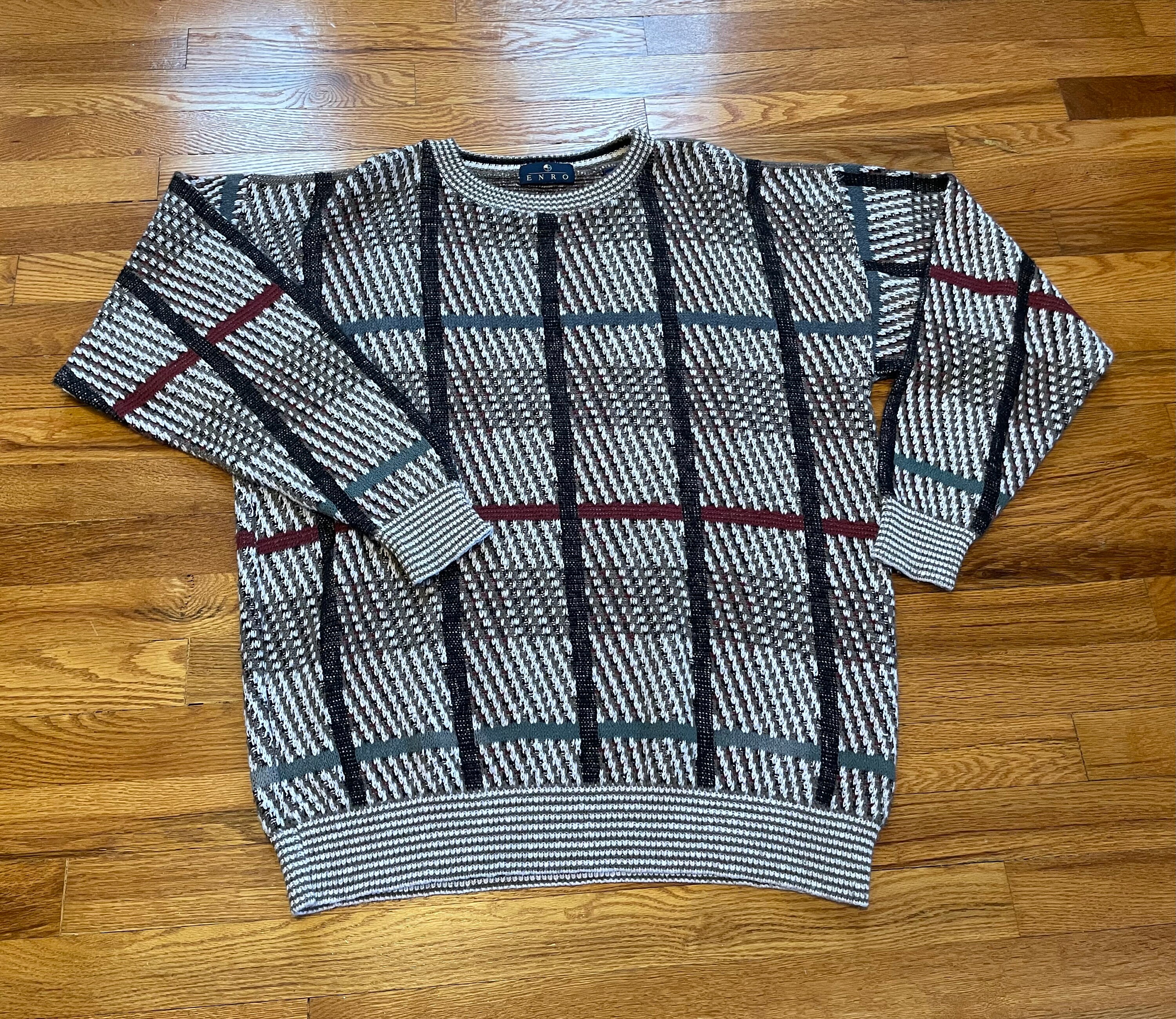 Chemise Vintage Alan Stuart - Homme L - Manches Courtes - Bloc De Couleur