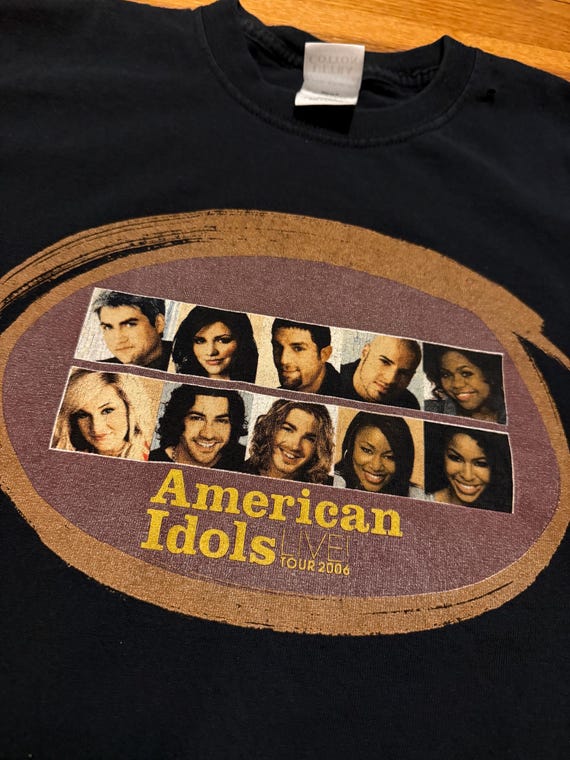 Vintage Y2K American Idol Live Tour 2006 T-shirt, Kids Small