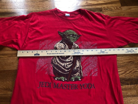 INSANE 80s Jedi Master Yoda vintage t-shirt Star … - image 4