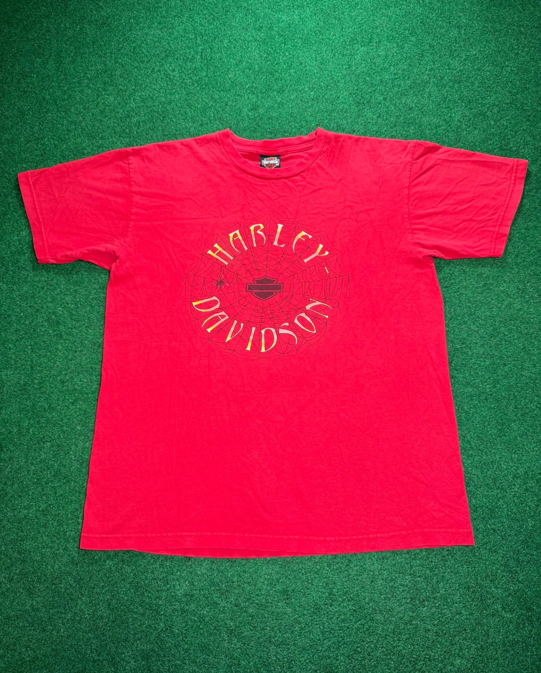 Y2K ハーレーダビッドソン スパイダーウェブ ヴィンテージ T