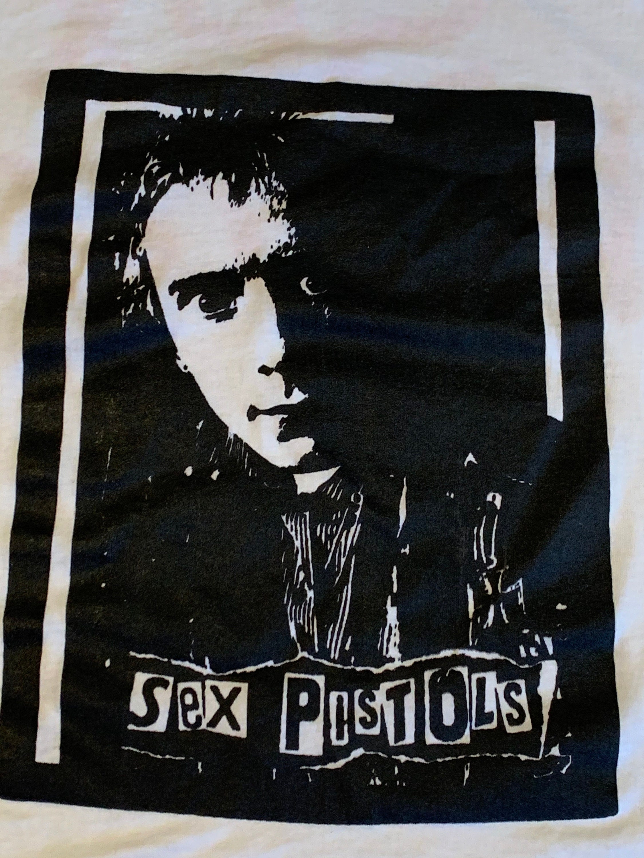 Rare 80s Sid Vicious Dead Stock Sex Pistols T-shirt Dead