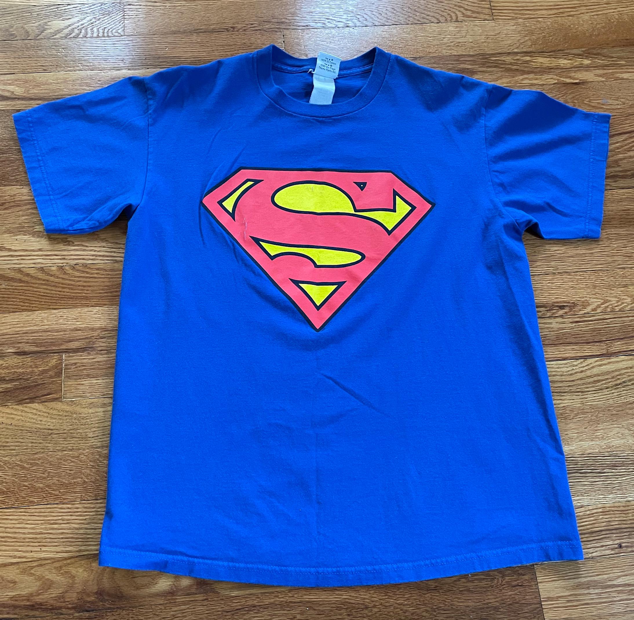 Vintage 1999 Superman Ride of Steel T-shirt - Six Flags Darien 