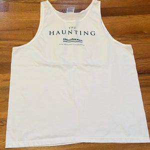 1999 The Haunting vintage t-shirt tank top movie promo deadstock video store vhs horror Blair witch project Halloween Catherine zeta jones