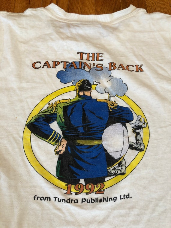 1992 Captain Sternn Vintage T-shirt Bernie Wrightson Tundra 1992 Captain Sternn Vintage T-shirt Bernie Wrightson Tundra