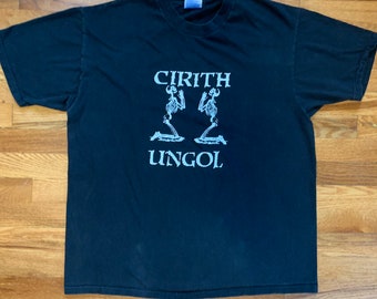 90s Cirith Ungol vintage t-shirt original heavy metal rare vinyl band tee cassette 80s 70s slayer armored Saint Metallica motorhead ozzy