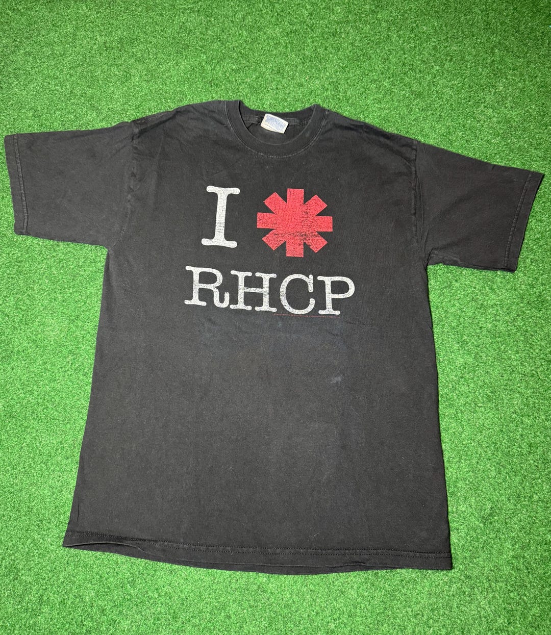 Early 00s Y2K Red Hot Chili Peppers Band Tee T-shirt Rare Vintage