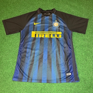Y2K Inter Milan Home Jersey Soccer Pirelli rare vintage sportswear Nike medium