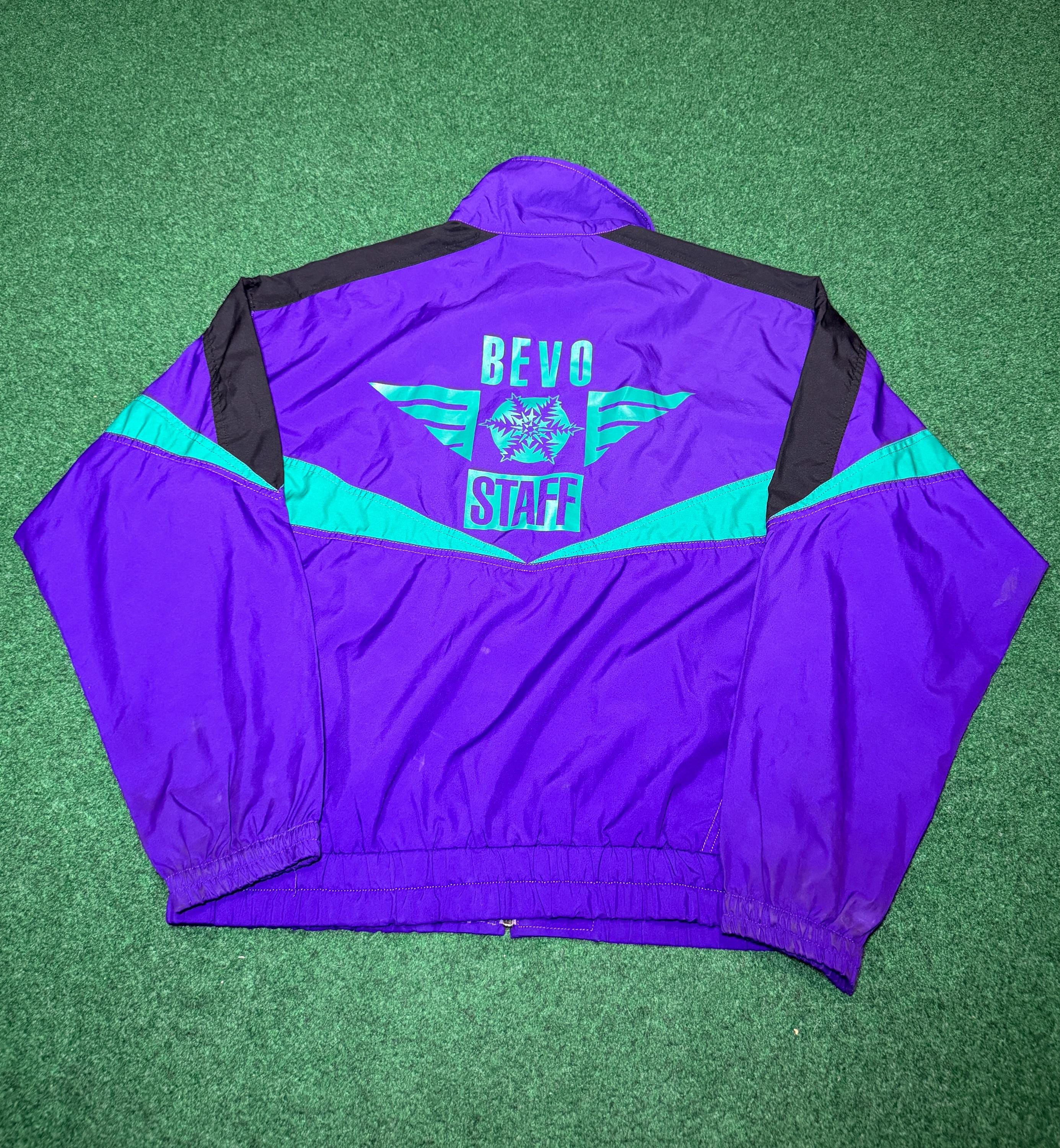 Vintage 80s Retro Spyder Colorful Jacket, Bevo Staff Texas