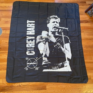 80s Corey Hart wall tapestry hanging art piece collectible poster original band tee t-shirt “boy in the box” era deadstock original Canada