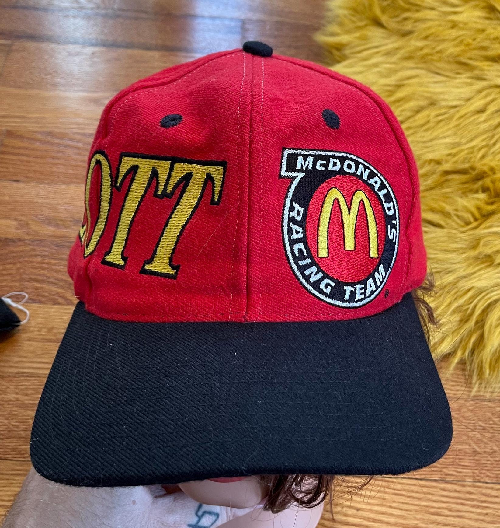 帽子 McDonald's Racing Team Cap Elliott Vintage 90's Bill Elliott McDonald's Racing Team Hat