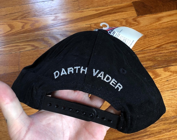 Vintage 1997 Star Wars Darth Vader Snapback Hat (… - image 3