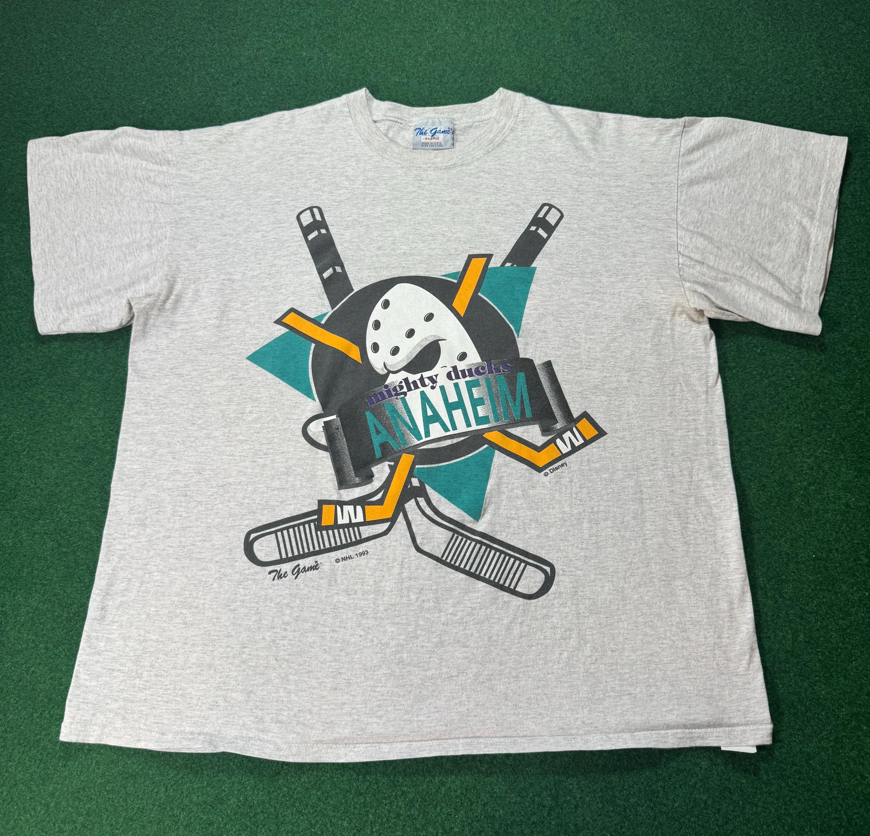 MIGHTY DUCKS 1993 ヴィンテージ Tシャツ Awesome 1993 90s Anaheim Mighty Ducks Vintage T-shirt Rare Disney