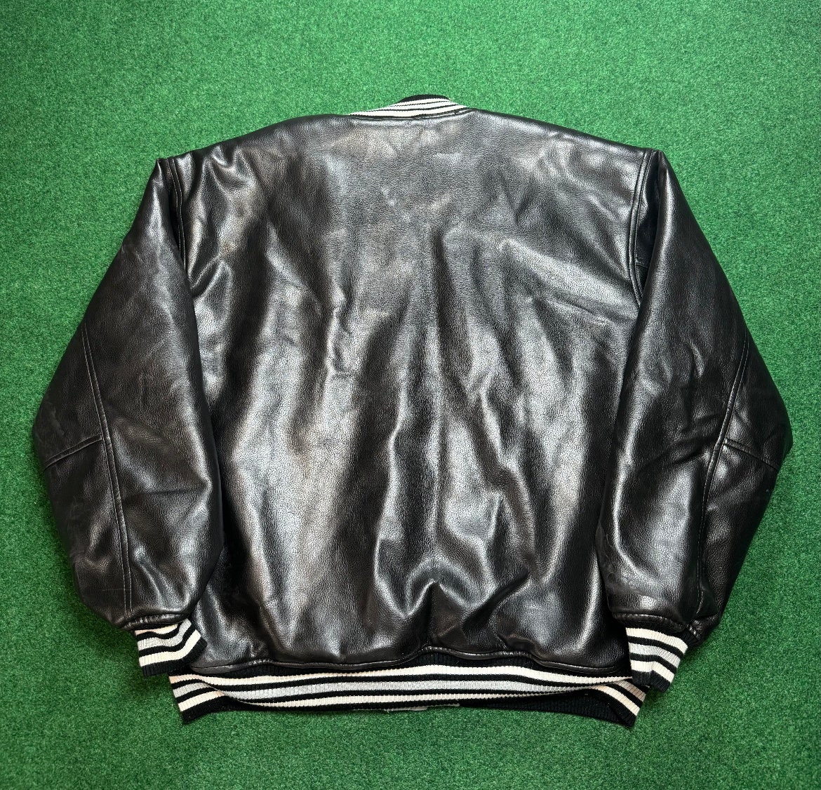 セールファッション - y2k 00s wool & leather switched jacket