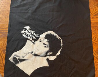 80s Michael Jackson Thriller vintage flag wall tapestry hanging poster patch MJ new edition hip hop rap tee shirt mtv classic cool Htf 90s