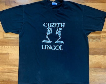 Camiseta vintage Cirith Ungol de los 90, camiseta de banda de heavy metal (talla XL)