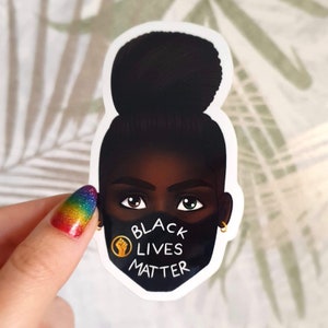 Black Lives Matter Sticker (single)