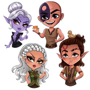 Baldur&#39;s Gate 3 Stickers Pack 2