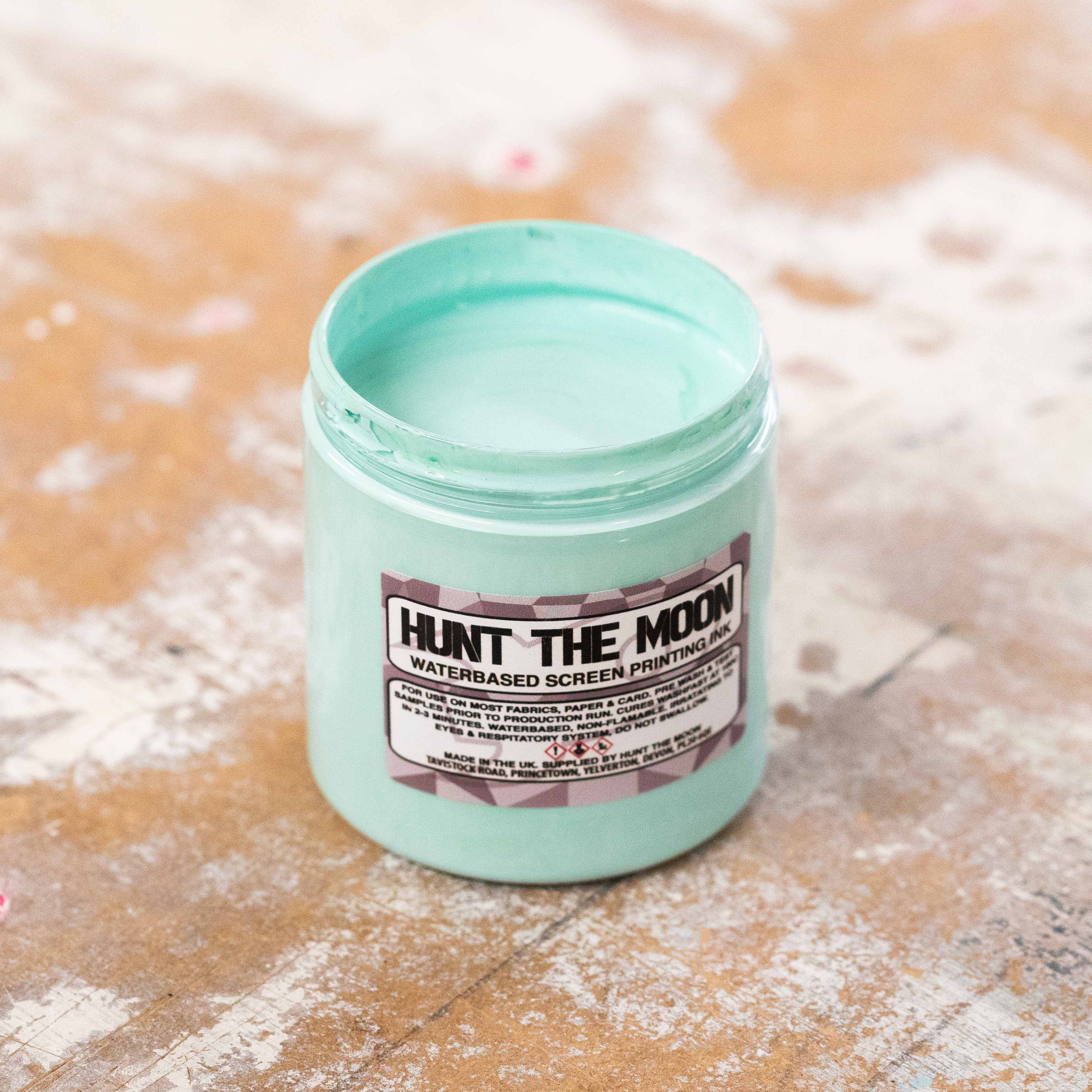 Inchiostro Serigrafia Hunt The Moon Nero 240ml - Base Acqua Per Tessuti E Carta - Foto 3