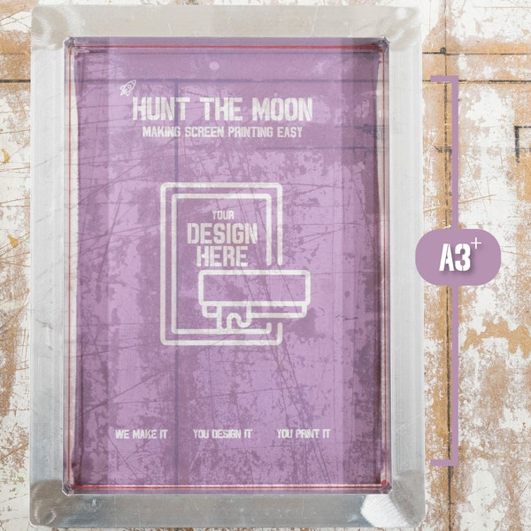 Custom Aluminium Screen Printing Frame - A3+ (19" x 24") - Hunt The Moon