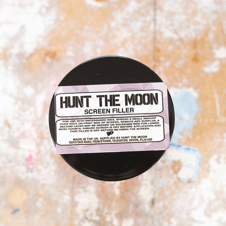 Hunt the Moon Screen Printing Screen Filler Pin Hole Fixer Etsy