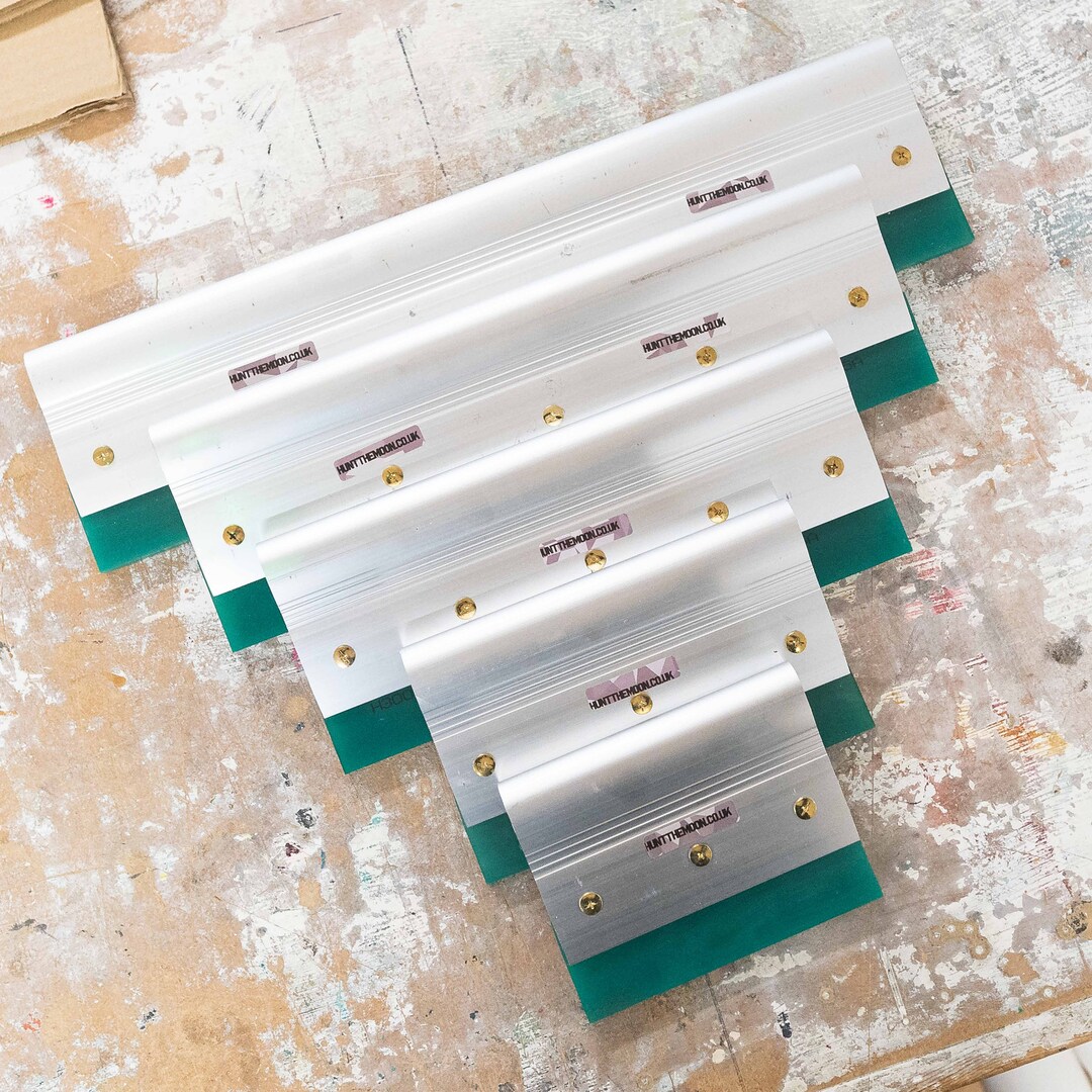 Deluxe Aluminium Squeegee Choose Width and Blade Type Hunt the Moon Etsy