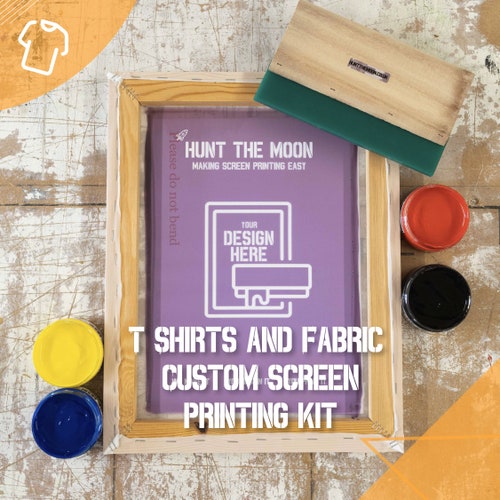 Hunt the Moon Value Screen Printing Kit A4 Frame & Etsy