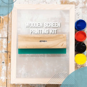 Personalised Beginners Screen Printing Set Print Your Own Design It  Yourself Customised Printing Easy to Print-print a Tote Crafting 