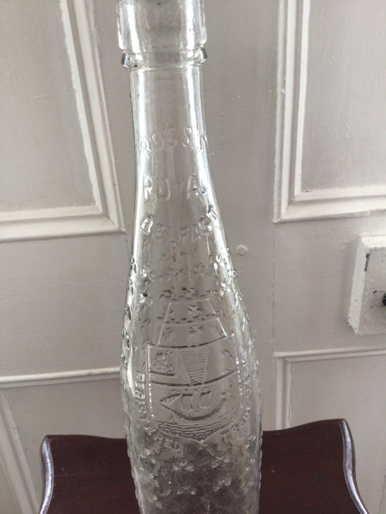 Rare Antique Ross,s Royal Belfast Bottle Etsy