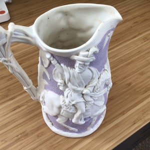 Rare antique Parian ware jug
