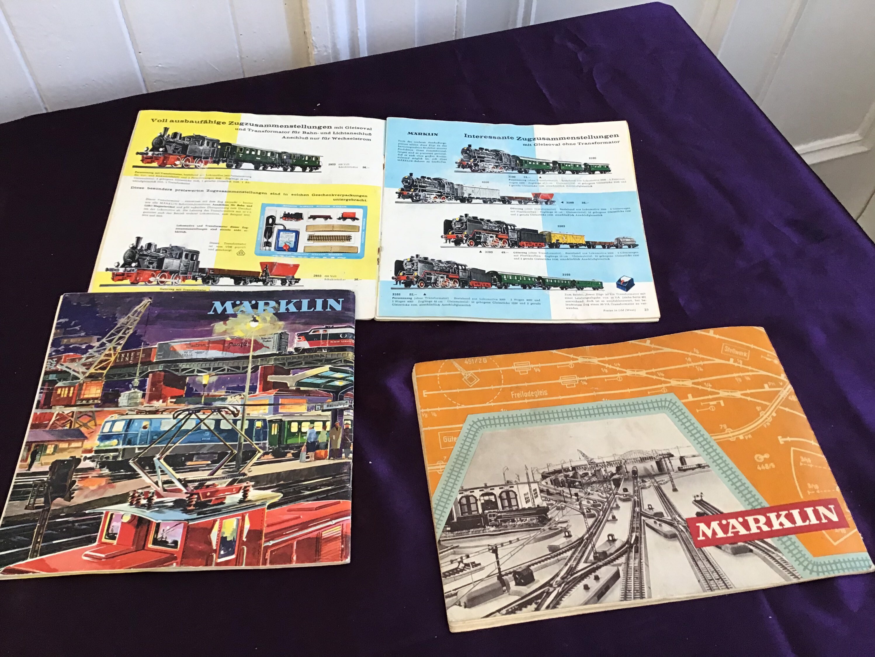 Vintage Marklin Model Train Books Etsy
