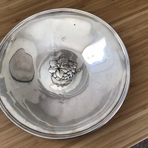 Antique art nouveau floral bowl