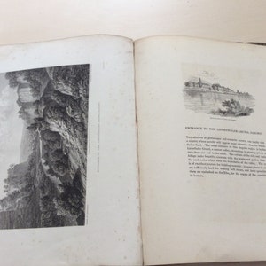 Antique hanoverian and saxony scenery book
