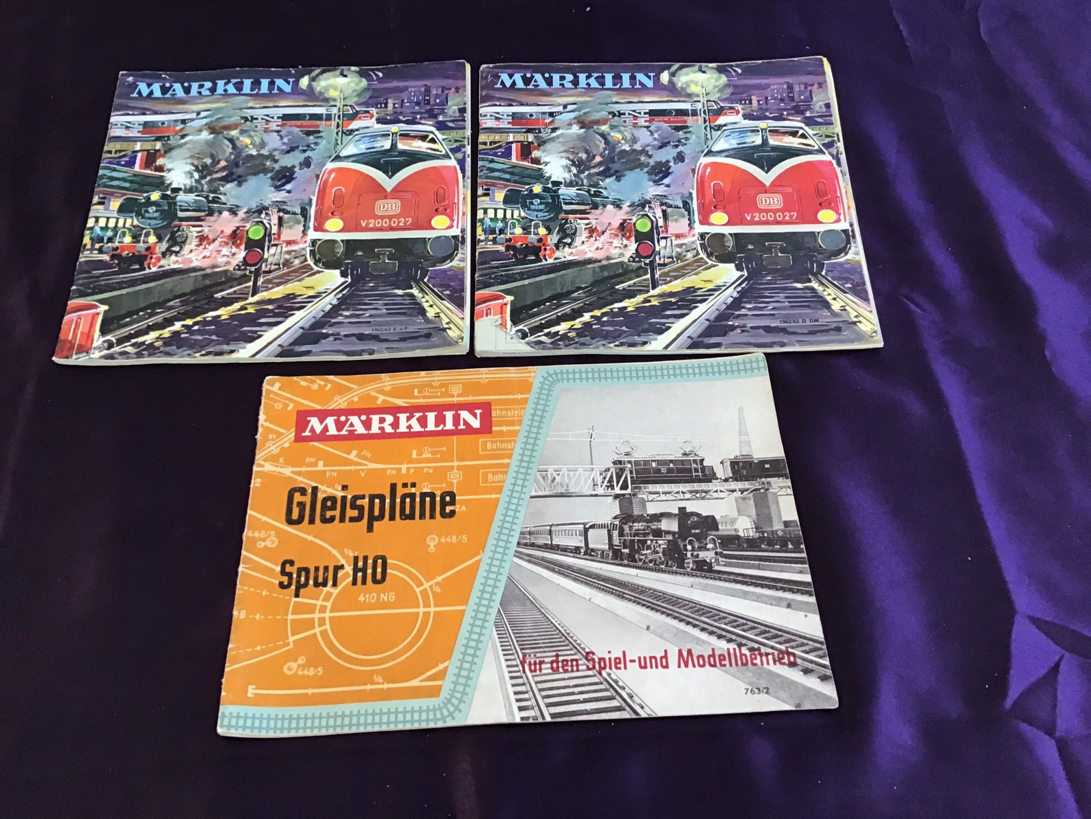 Vintage Marklin Model Train Books Etsy