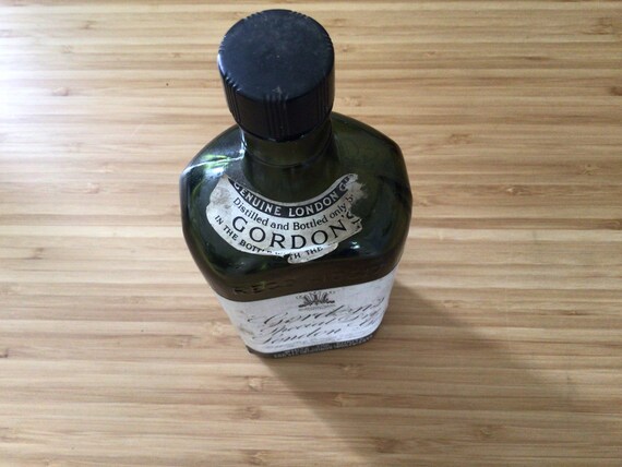 Rare Antique Gordon's Gin Bottle - Etsy