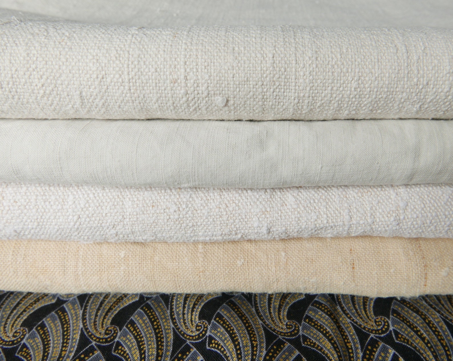 106 French Hand Loomed Linen Fabric Frans linnen jaren Etsy