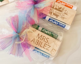 Personalized Eraser With Expo Markers For Teachers | Teacher Eraser | Whiteboard Eraser | Gift For Teachers | Back To School | Appreciation