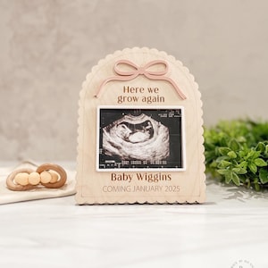 Pregnancy Announcement Sonogram Picture Frame