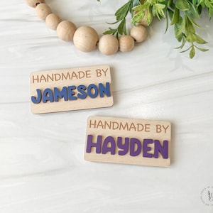Handmade By Magnet | Personalized Kids Magnet | Magnet For Kids Artwork | Custom Magnet | Magnet For Kids | Handmade Magnet For Fridge