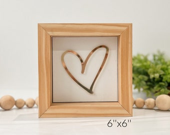 3D Hand-Drawn Heart Sign | Custom Hand-Drawn Sign | Custom Sign | Your Drawing On A Sign | Gift For Loved One | Personalized Gift