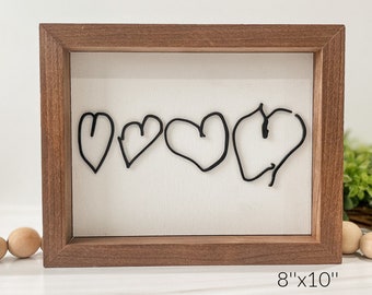 3D Hand-Drawn Heart Sign | Custom Hand-Drawn Sign | Custom Sign | Your Drawing On A Sign | Gift For Loved One | Personalized Gift