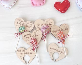 Lollipop Valentine Holder | Kids Valentine's Day Gift