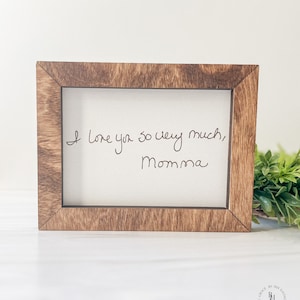Personalized Handwriting Sign | Engraved Handwritten Gift | Custom Handwritten Sign | Gift For Loved One | Your Actual Handwriting on a Sign