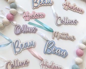 Personalized Easter Basket Tag | Wooden Easter Tag | Easter Basket Bag Tag | Easter Tag For Basket | Basket Tag For Easter | Gift Tag