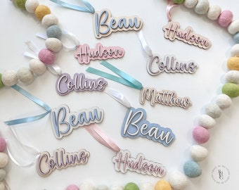 Personalized Easter Basket Tag | Wooden Easter Tag | Easter Basket Bag Tag | Easter Tag For Basket | Basket Tag For Easter | Gift Tag