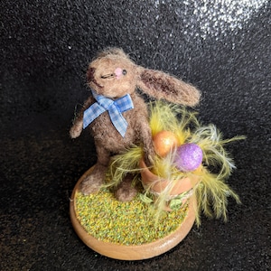 Osterhase nadelgefilzt