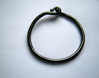 Key Ring forged iron, Reenactment equipment, LARP, Renaissance Fair, gift for men, iron ring for keys