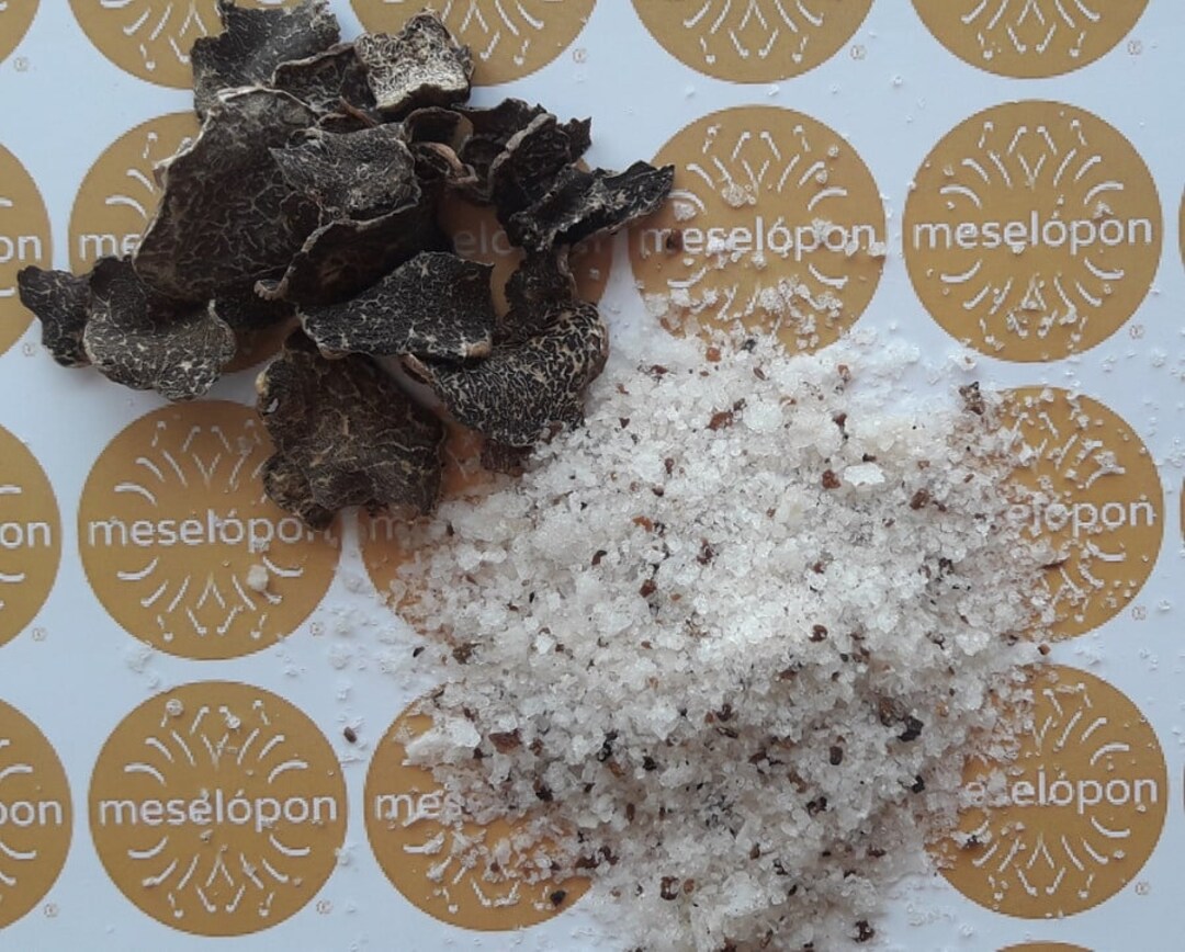 Black Truffle Salt, Seasoning Salt Truffle Fleur De Sel Blend Seasoning Mix, Gourmet Salt Chef