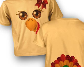 Turkey Costume (Girls) kids t-shirt