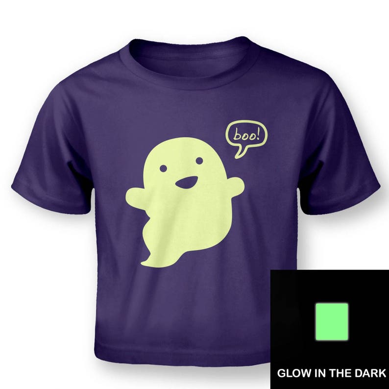 Glow In The Dark baby t-shirt Cute Ghost