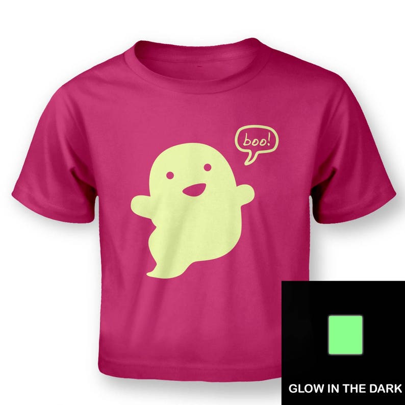 Glow In The Dark baby t-shirt Cute Ghost